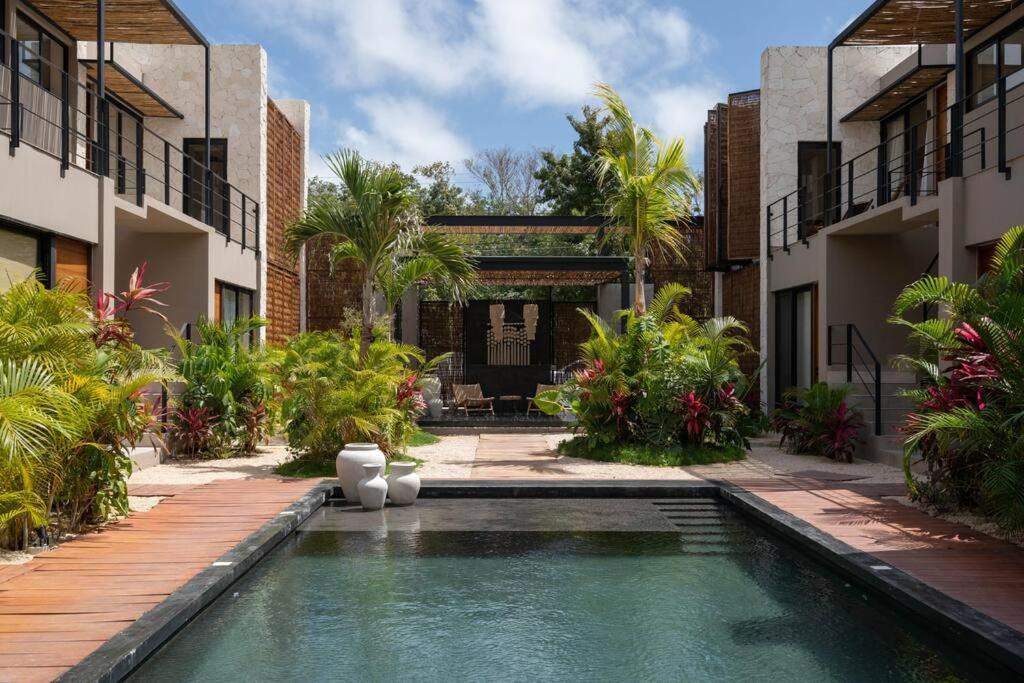 Appartamento Departamento Boho Chic, Alberca Privada , Centrico Tulum Esterno foto