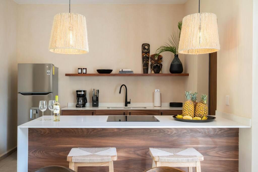 Appartamento Departamento Boho Chic, Alberca Privada , Centrico Tulum Esterno foto