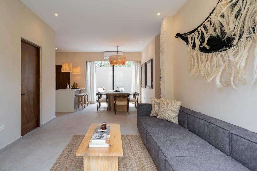 Appartamento Departamento Boho Chic, Alberca Privada , Centrico Tulum Esterno foto