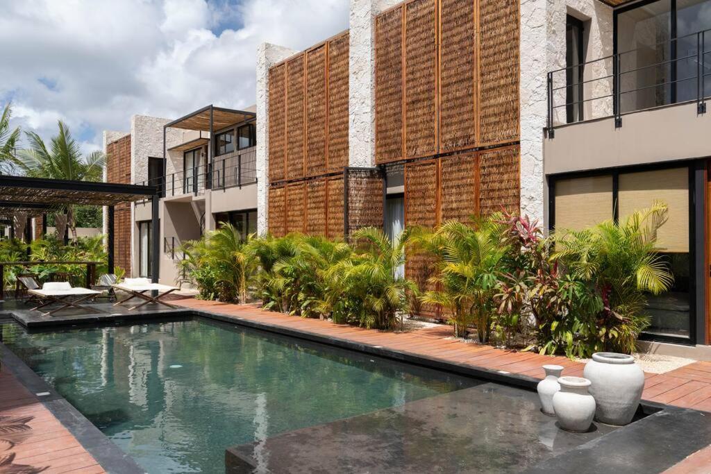 Appartamento Departamento Boho Chic, Alberca Privada , Centrico Tulum Esterno foto